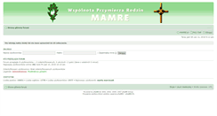 Desktop Screenshot of forum.mamre.pl