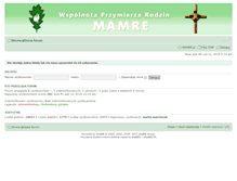 Tablet Screenshot of forum.mamre.pl